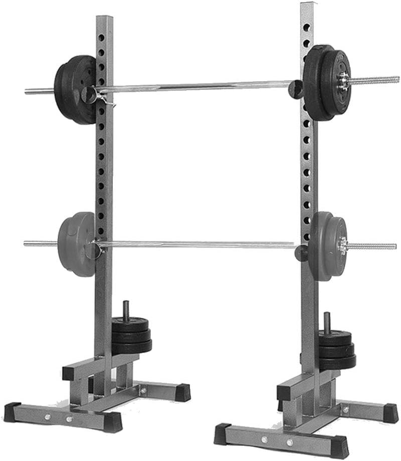EFGS Heavy Duty Weights Bar Barbell Squat Stand Barbell Rack Gym Fitness Power Rack Holder