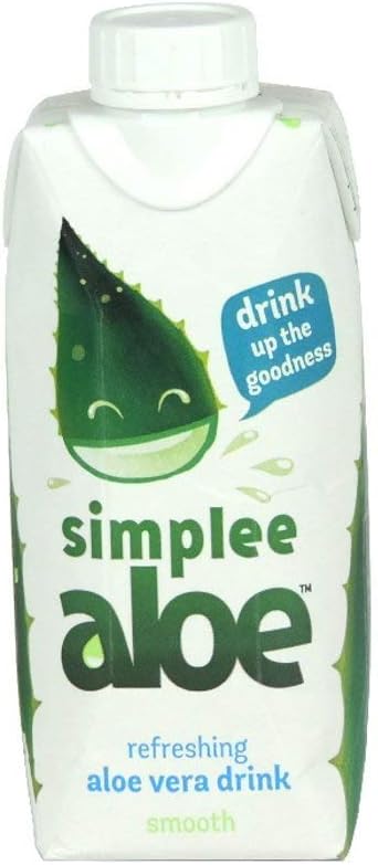 Simplee Aloe Aloe Vera Drink with Grape & Lemon 1L (Pack of 4)