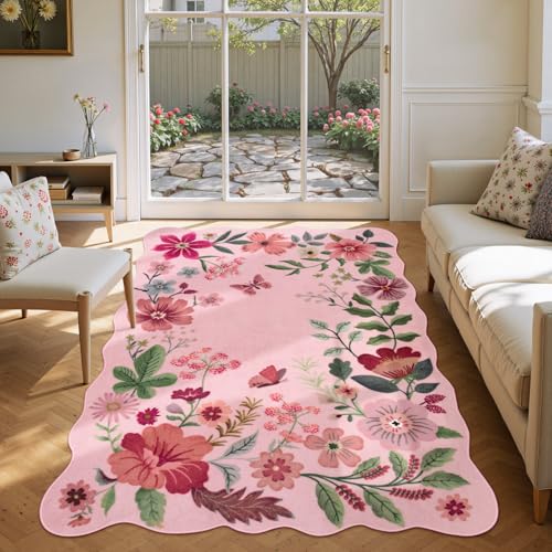 Lahome Floral Washable Rugs