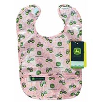 John Deere Baby Stuff John Deere Coated Bib, Baby Girl