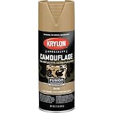 Krylon Camouflage 11 Oz. Ultra-Flat Spray Paint, Sand - 1 Each
