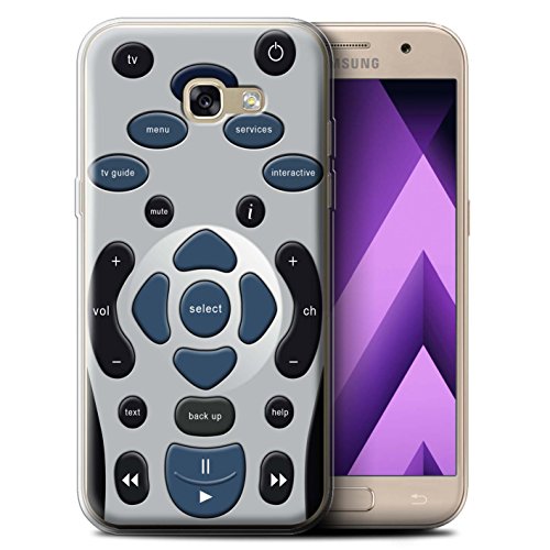 STUFF4 Gel TPU Phone Case / Cover for Samsung Galaxy A5 (2017) / TV Remote Design / Keys/Buttons Collection