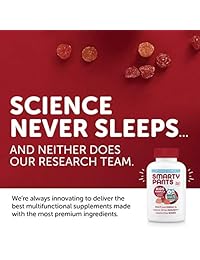 SmartyPants - Vitamina completa de cerezo para niños: sin gluten, multivitamina y aceite de...