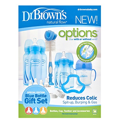 Dr Brown's Options Baby Bottles Gift Set - Blue