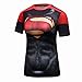 Red Plume® Women's Compression Sports Short-Sleeve T-Shirt, Super Logo Top (L, Super)