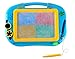 Magnetic Magna Doodle Drawing Board For Kids - Colorful Sketch Erasable Tablet Education Writing Pad With 2 Magnet Shapes - Gift for Little Girls Boys Kids Children Travel Size (Blue)