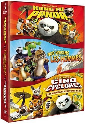 Kung Fu Panda + Les Secrets Des Cinq Cyclones + Nos Voisins, Les Hommes - Pack