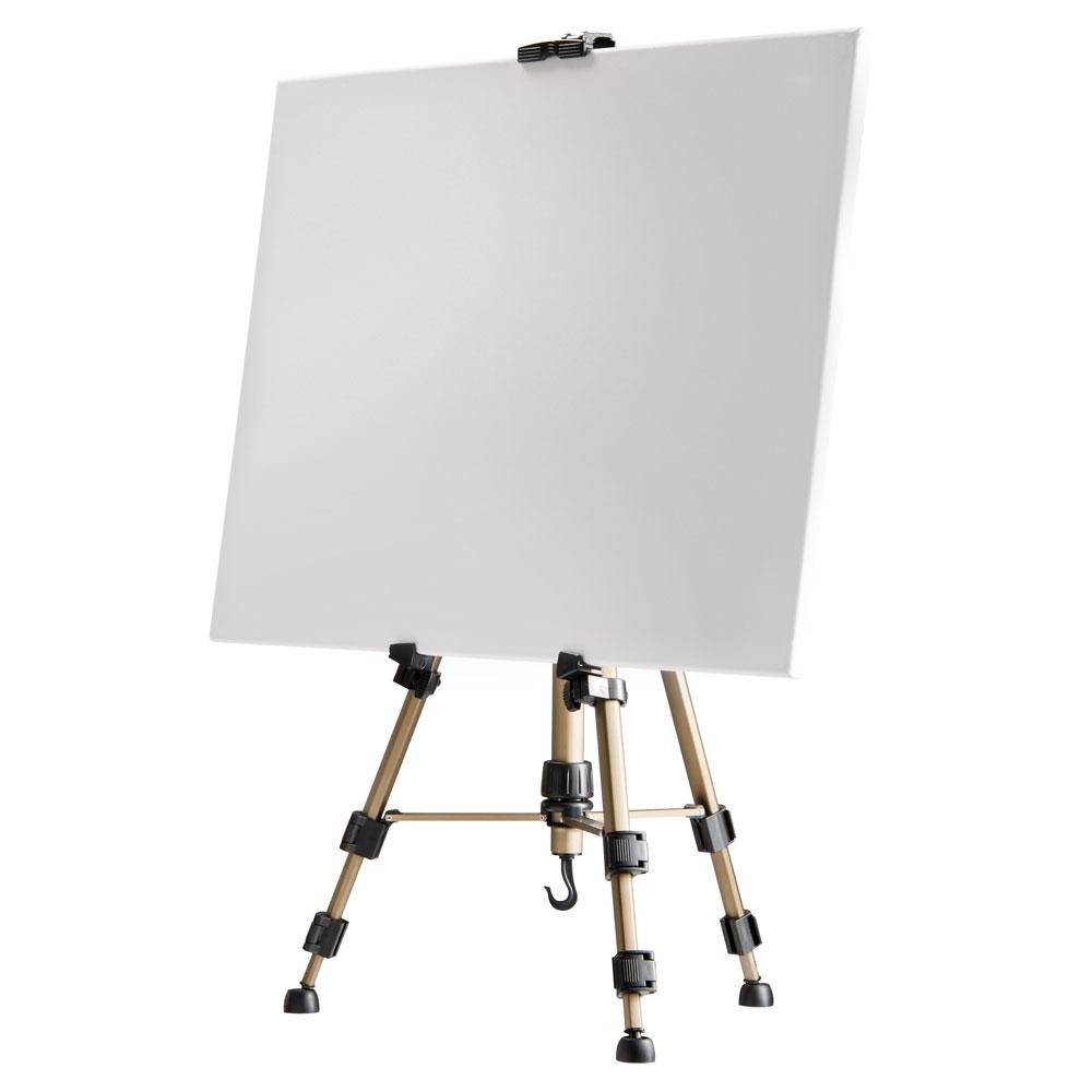 Walimex Caballete de aluminio para pintar cm color dorado y negro