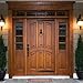Crown Bolt 10014 Premium Style Decorative Garage Door Kit, 4-Pack Black