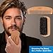 Shefave Beard Kit Beard Grooming Kit for Men Gift Set (100% Pure Boar Bristle Brush, Wooden Beard Comb, Beard Oil, Beard Balm, Beard Shaping Tool & Trimming Scissors) (Version2)