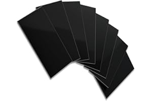 AULIGET 100-Piece Polished Black Thick PVC Peel and Stick Backsplash, 3" x 6" Waterproof Subway Tile Peel and Stick Wall Tiles for Kitchen & Bathroom