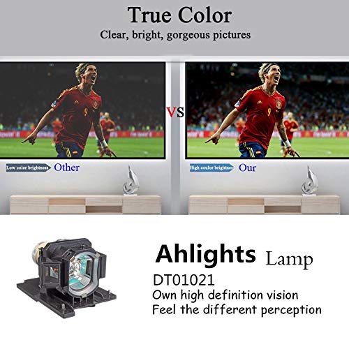 Ahlights DT01021 Projector Replacement Lamp with Housing for Hitachi CP-X2010/CP-X2010N/CP-X2510/CP-X2510E/CP-X2510EN/CP-X2510N/CP-X3010/CP-X3010E/CP-X3010N/ED-X40/ED-X42 - Thumbnail 4