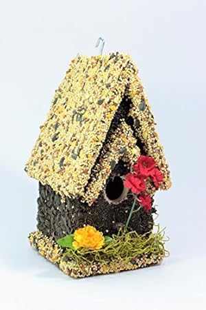 Edible Bird Feeder Tall Light Birdhouse Amazon Co Uk Garden