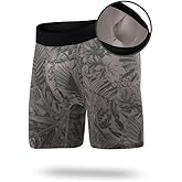 All Citizens Re:Luxe Paradise Pocket Ball Pouch Underwear for Men, Boxer Briefs w/fly, Anti-Chafing, No Ride Up Legs