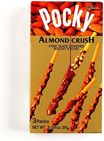 Almond Crush Pocky 1.37 oz each (2 Items Per Order)