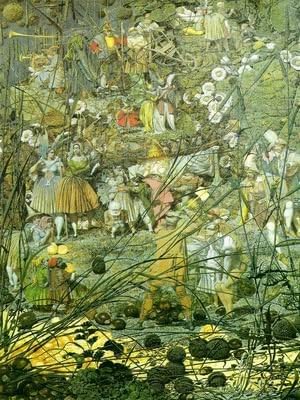 16X20 inch Richard Dadd CanvasArt the Fairy Feller's Master-Stroke