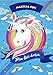 Pin the Horn on the Unicorn Party Favor Games ! Amazing Kids Party Supplies -Perfect Gift for Girls Unicorn Theme Birthday -Include 1 Large Unicorn Poster, 1 Eyeshade, 12 Reusable Stickers and more
