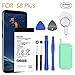 Battery Replacement for Samsung Galaxy S8 Plus G955 EB-BG955ABE (Compatible with All Galaxy S8 Plus Carriers) With Repair Tool Kit and Battery Adhesive