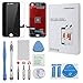 for iPhone 7 Screen Replacement Black LCD Display Touch Screen Digitizer Frame Assembly Full Set Free Tools Professional Glass Screen Protector iPhone 7 (4.7 inches)