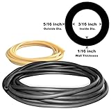 5/16IN OD 3/16IN ID LATEX TUBING (604 BLACK) 4FT