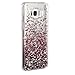Galaxy S8 Case,Soundmounds Galaxy S8 Glitter Flowing Liquid Floating Fashion Bling Case Cover for Samsung Galaxy S8. (Pink)