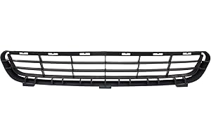 Evan Fischer Front Bumper Grille Compatible With 2007-2009 Toyota Camry Textured Black Plastic For Base | CE | Hybrid | LE | SE | XLE Models, USA/Japan Built Vehicles Lower