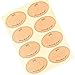 Chawoorim Natural Kraft Paper Oval Stickers Self Adheisve Ribbon Labels Homemade Soap Packaging Wrapping Material
