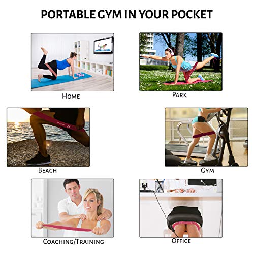 Limm Resistance Exercise Loop Bands - 12-inch Workout Flexbands for Physical Therapy, Rehab, Stretching, Home Fitness and More - Includes Bonus EBooks, Instruction Manual, Online Videos & Carry Bag - Thumbnail 6