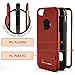 BUDDIBOX iPhone 5s Case,  [Shield] Slim Dual Layer Protective Case with Kickstand for Apple iPhone 5 / 5s / SE, (Red)