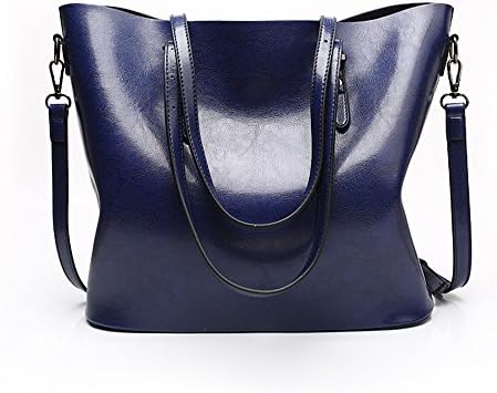 women leather handbags purses and handbags tote bag womens handbags and purses women bags leather brand 2017 ladies shoulder bags bolsos mujer pouch women shoulder bag (blue)