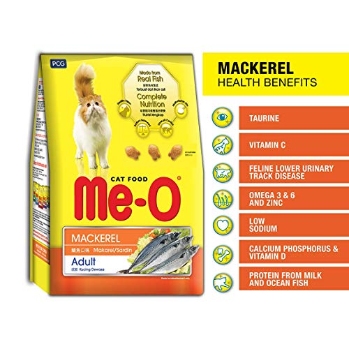 Me-O Dry Young Adult Cat Food Mackerel Flavor, 3 Kg 1