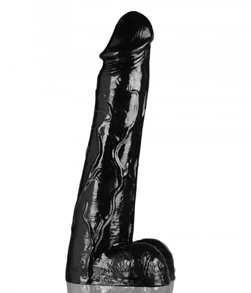 Master Series Three Foot Tall Black Moby The Huge Super Dildo