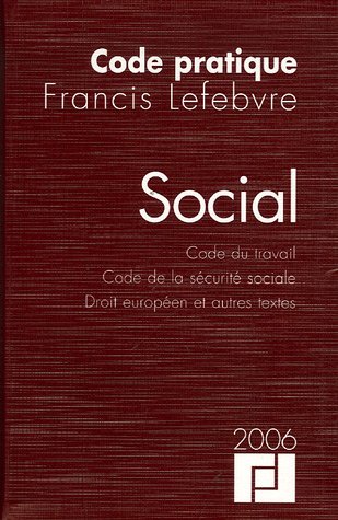 Code pratique Francis Lefebvre, social