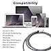 EverDigi 3Pack 10FT Braided Lightning to USB Cable cords with Aluminum Connector Compatible with iPhone 7/7 plus, 6/6S/6 Plus/6S Plus, 5C/5S/5/SE, iPad Air/Mini,iPod Nano/Touch (Black)