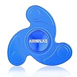 Hand Spinner Fidget Toy, Finger Spinner, AIRWALKS Aluminium Alloy High Speed Up to 1-3 Mins Spins, EDC ADHD Focus Tri-spinner to Relieves Anxiety and Boredom (Blue)