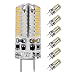 KINDEEP Dimmable G8 LED Bulb, 3W (20W-30W Equivalent), AC 110-130V, Warm White 3000K, 6 Pack for Under Cabinet Light