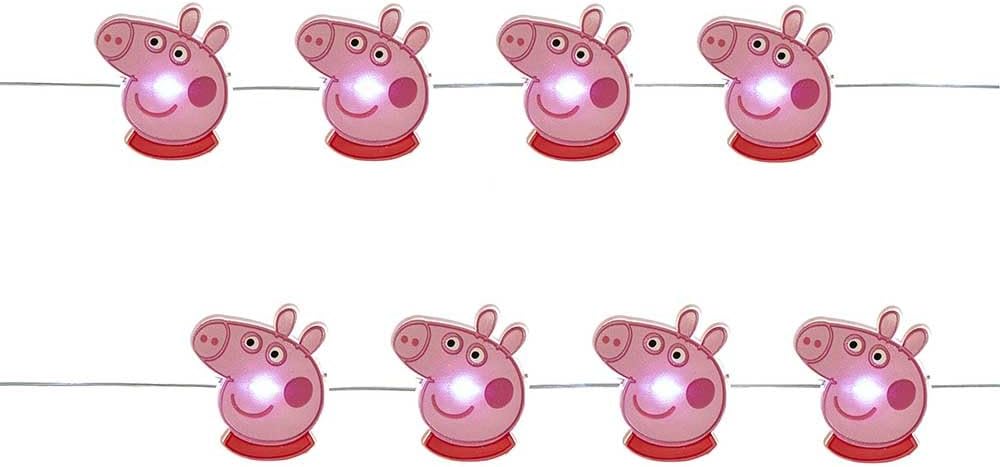 kurt adler 20 led peppa pig fairy lights amazon co uk lighting