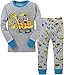 Shelry Baby Clothes Boy Truck Cotton children pajamas Set Size 2T, Gray