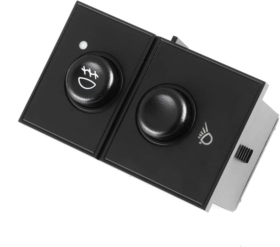 Fog Light Cargo Lamp Dash Switch fit for Cadillac Escalade 2003-2006 Chevy Silverado 1500 2500HD 2003-2006 GMC Sierra 1500 2500 2003-2006 15143597