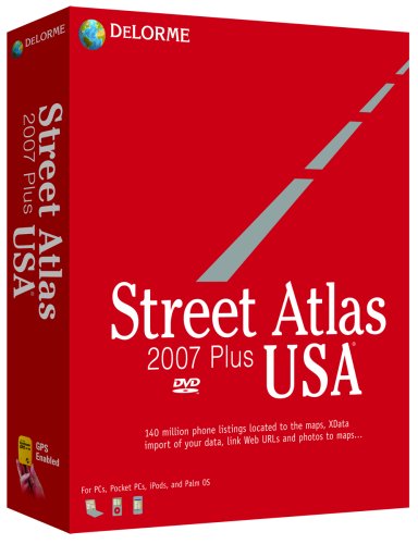 Delorme Street Atlas USA 2007 Plus DVD