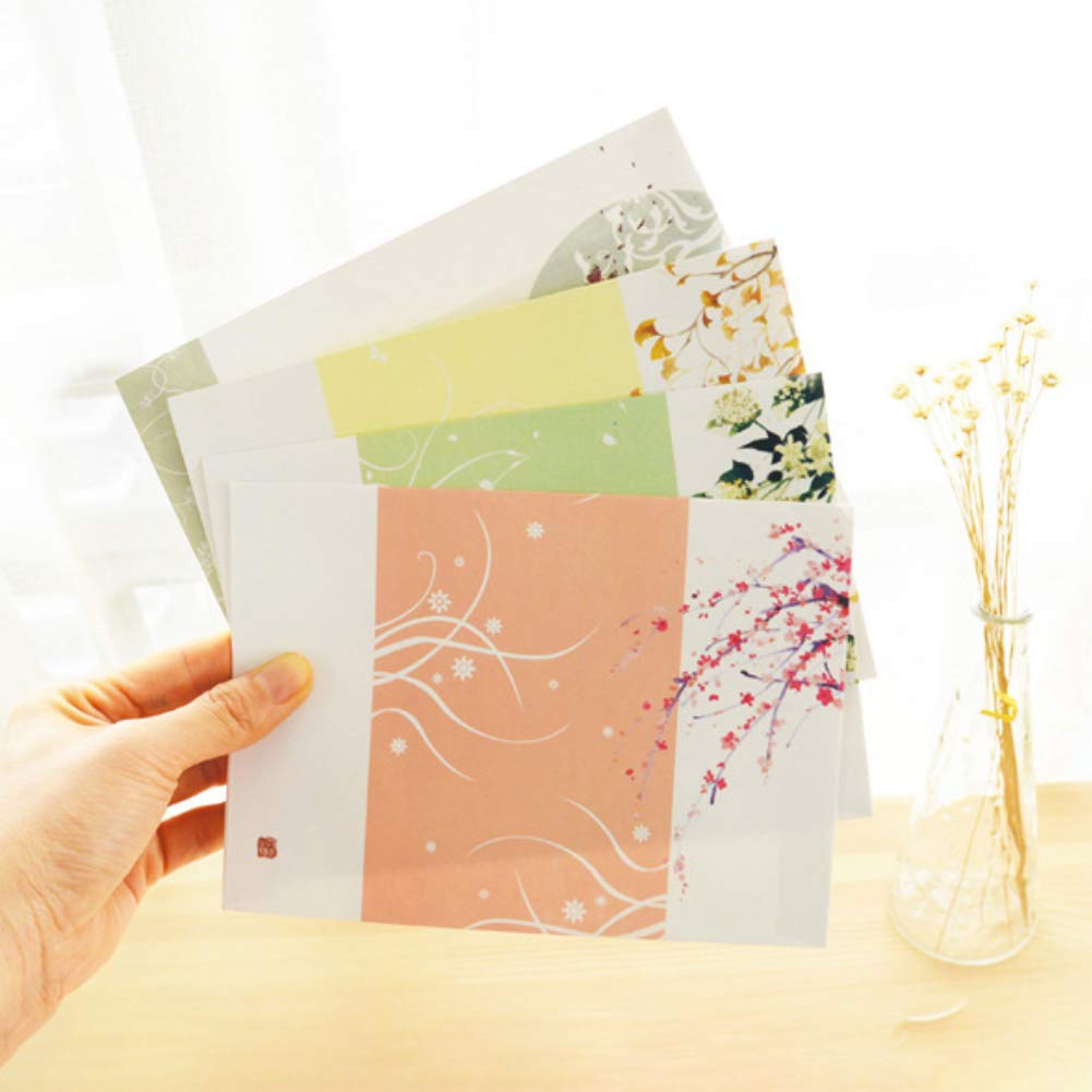 32 Cute Letter Writing Paper Letter Sets with 8 Envelope,Writing Stationery Paper,Assorted Color