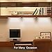 10 Levels Dimmable Under Cabinet Lighting Remote Control Warm White Under Counter Lights 12W 900LM LED Closet Lights Bar, 24W Fluorescent Tube Equivalent for the shelf, cabinets, bookcase