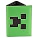 JINX Minecraft Pocket Creeper Nylon Tri-Fold Wallet (Green, One Size)