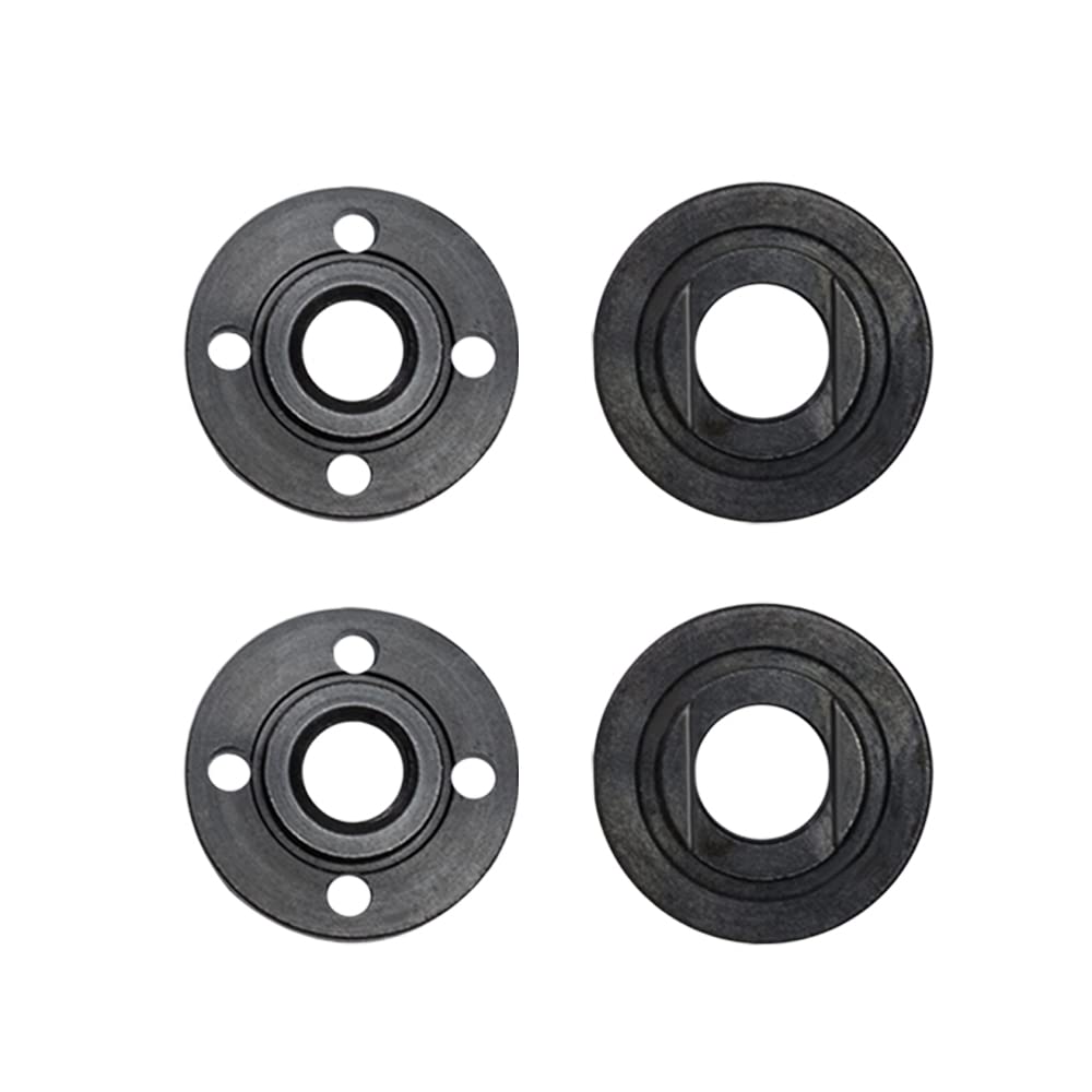 4PCS 5/8 Angle Grinder Outer Lock Nut 2 Pack Flange