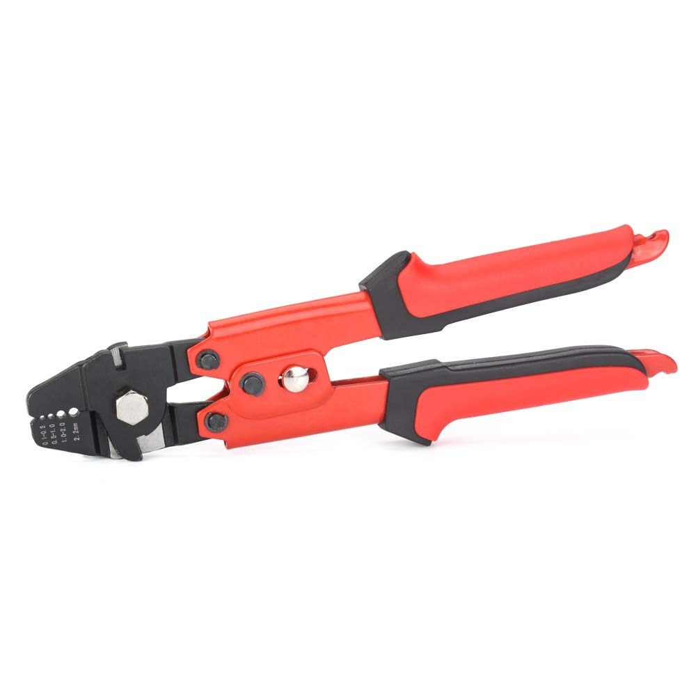 iCrimp Wire Rope Crimping Tool, Swaging Crimper for 2.2mm Wire Rope Ferrules and Sleeves, Ideal for Fishing, Cable, and Wire Rope End Stops Applications