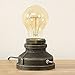 INJUICY Vintage Table Lamps, Steampunk Desk Lamp Base with Switch for Bedside, Bedroom Living, Dining Room, Cafe Bar, Hallway Decor(Without Bulbs)