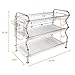 NEX HT-KC815S-M 3-Tier Stainless Steel Dish Drainer Rack, 22.2 (L) x 9.4 (W) x 20.3 (H)