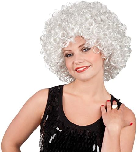 Bliss Pro's WHITE Children's Afro Wig Halloween Costume Party Wig 70's 80's