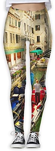 Tinger Amazing Venice Artwork In Painting Style Womens Power Yoga Pants