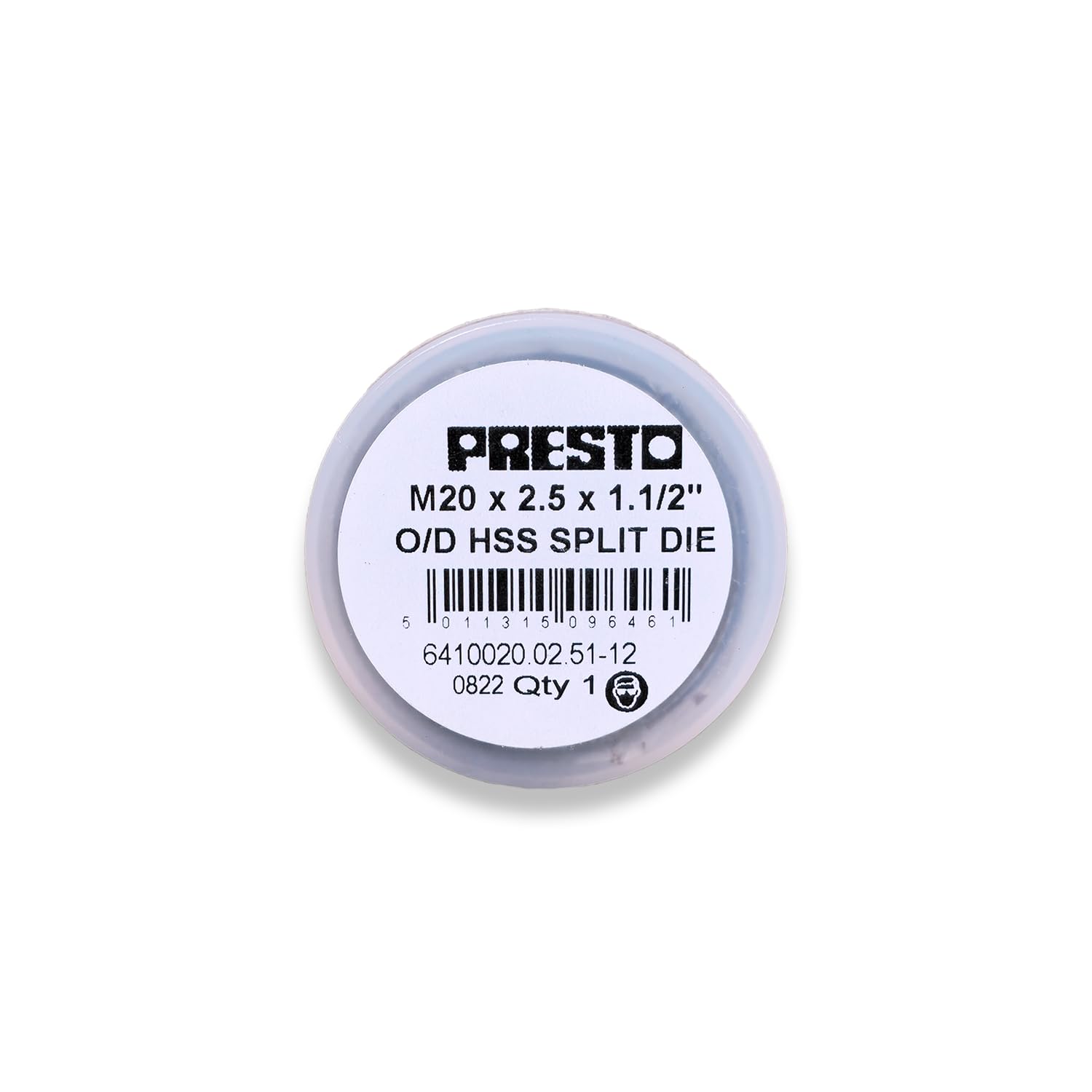 Presto 6410020.02.51-12 Metric Coarse HSS Circular Adjustable Split Die